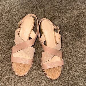 Clarks Praline Leather Ellis Tilda Heels